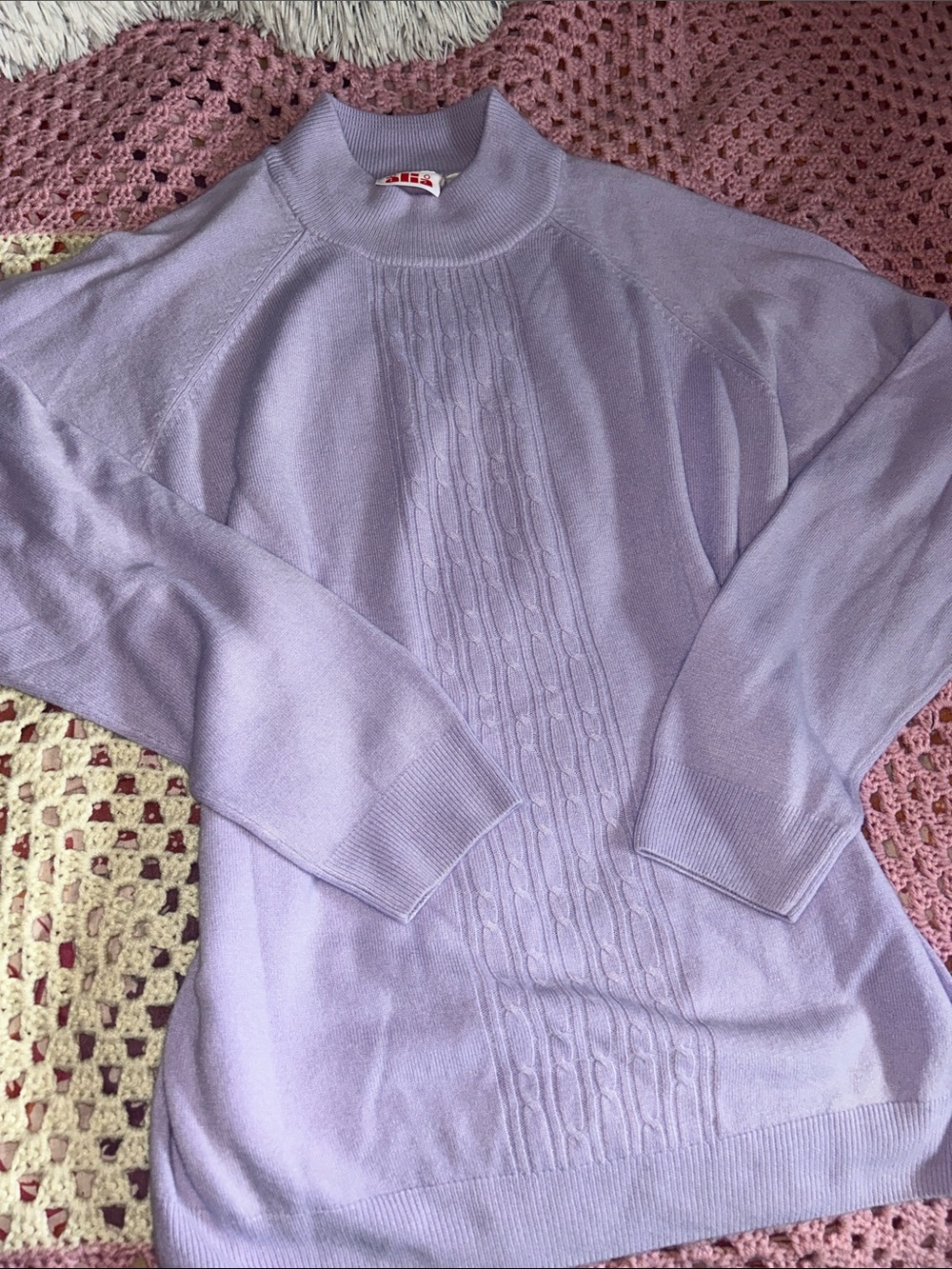 Vintage lilac sweater